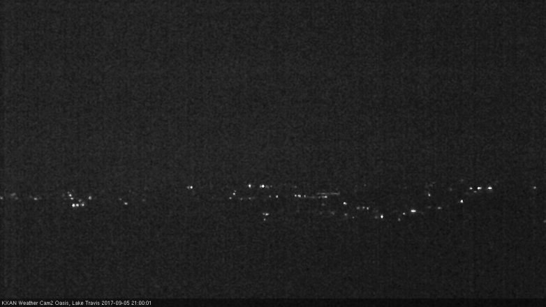 Lake Travis webcam, September 5, 2017 8:25 PM CT