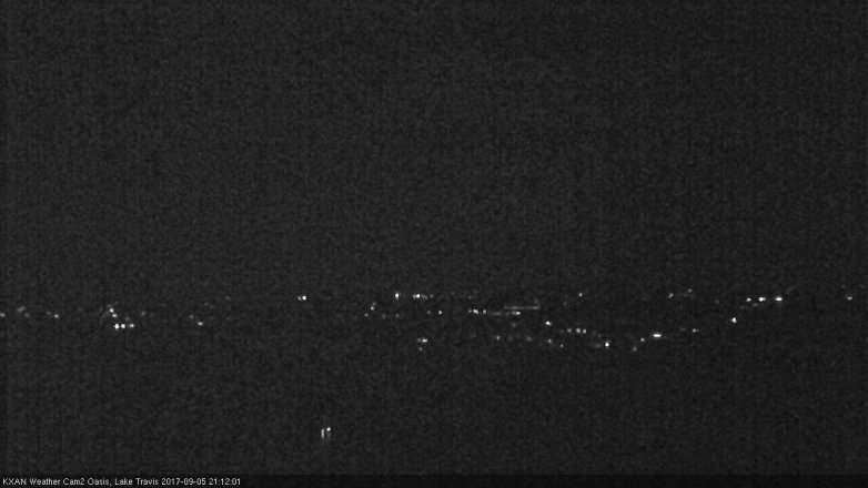 Lake Travis webcam, September 5, 2017 8:40 PM CT