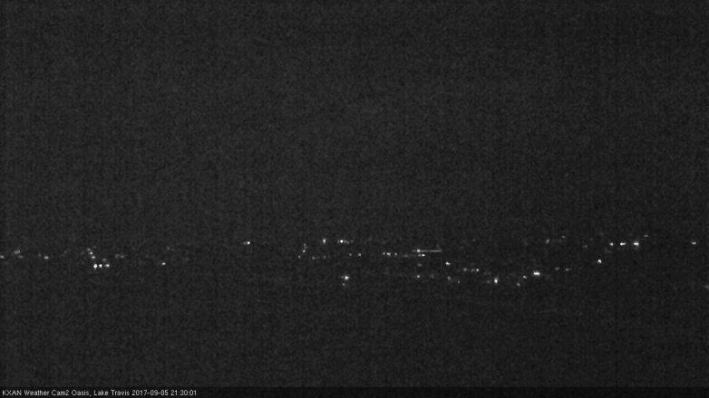 Lake Travis webcam, September 5, 2017 8:45 PM CT