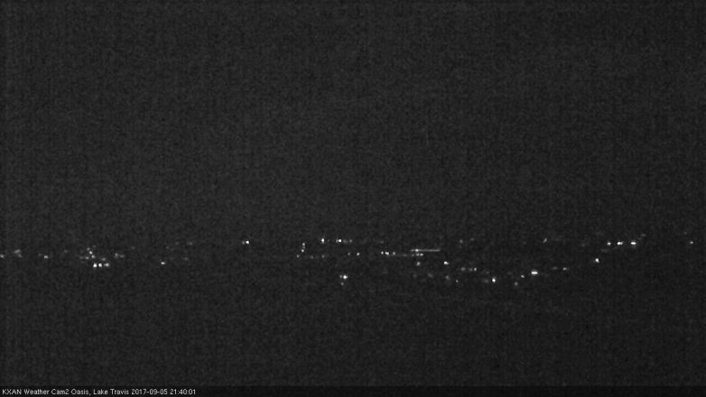 Lake Travis webcam, September 5, 2017 8:50 PM CT