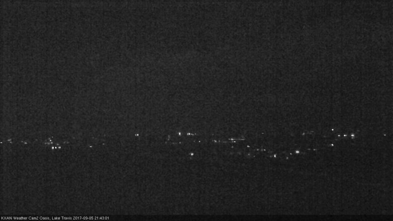 Lake Travis webcam, September 5, 2017 9:05 PM CT