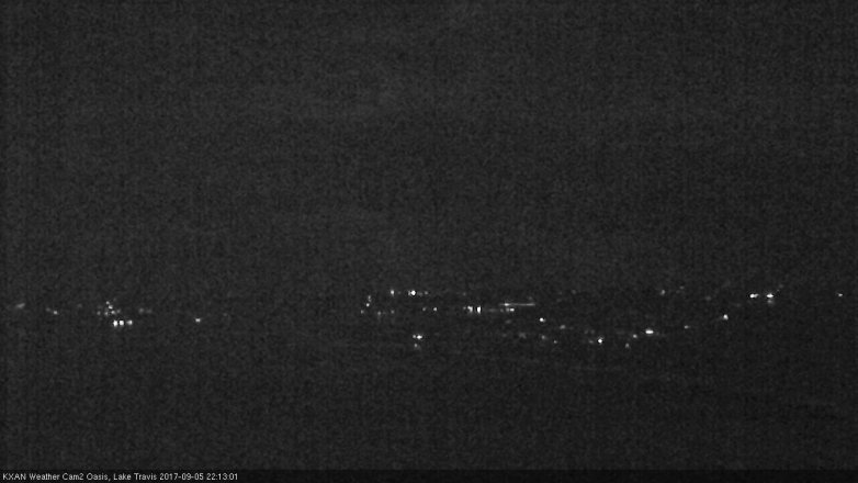 Lake Travis webcam, September 5, 2017 9:20 PM CT