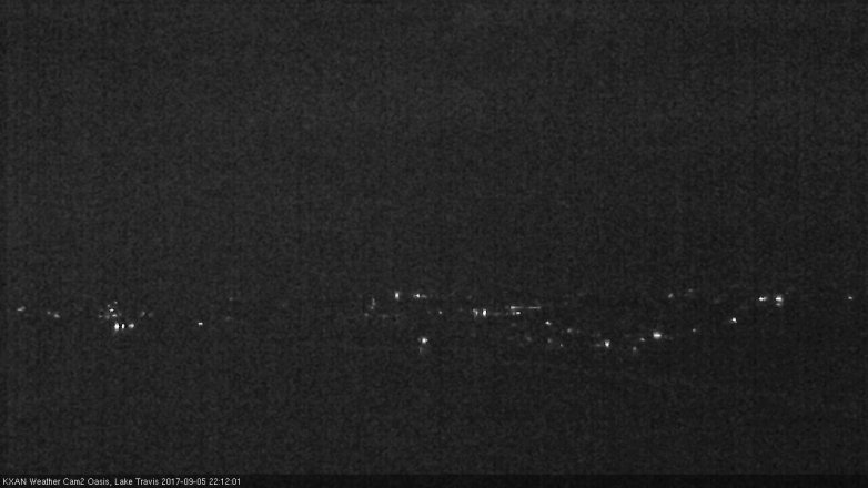 Lake Travis webcam, September 5, 2017 9:40 PM CT