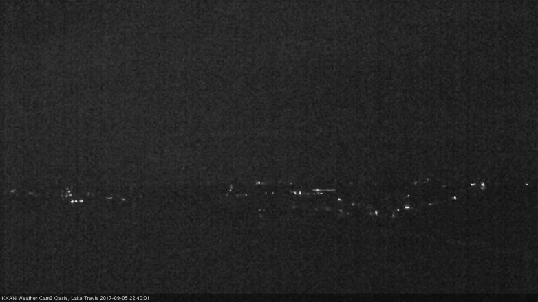 Lake Travis webcam, September 5, 2017 10:10 PM CT