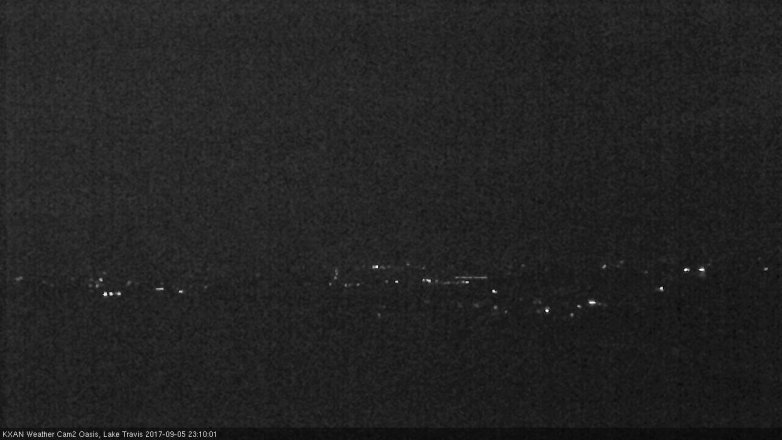 Lake Travis webcam, September 5, 2017 10:15 PM CT