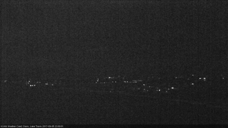 Lake Travis webcam, September 5, 2017 10:20 PM CT