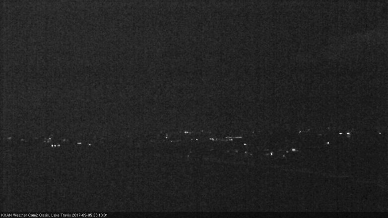 Lake Travis webcam, September 5, 2017 10:25 PM CT