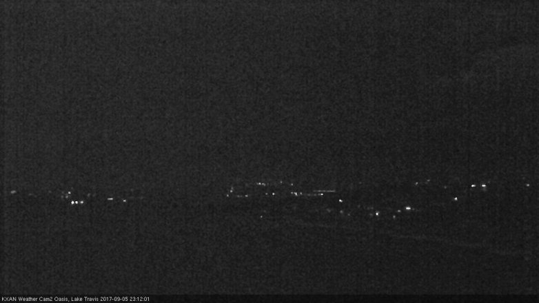 Lake Travis webcam, September 5, 2017 10:40 PM CT