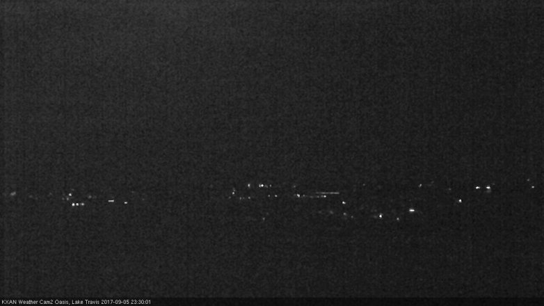 Lake Travis webcam, September 5, 2017 10:45 PM CT