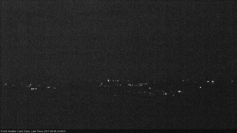 Lake Travis webcam, September 5, 2017 11:10 PM CT