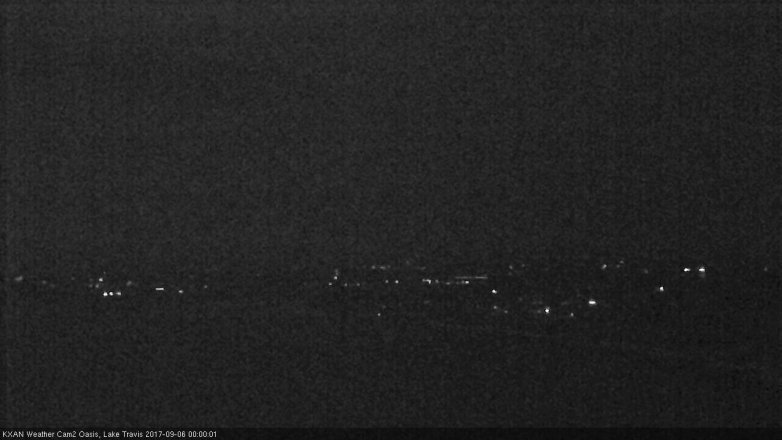 Lake Travis webcam, September 5, 2017 11:20 PM CT