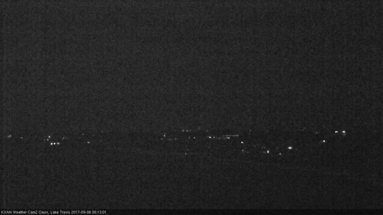 Lake Travis webcam, September 5, 2017 11:30 PM CT