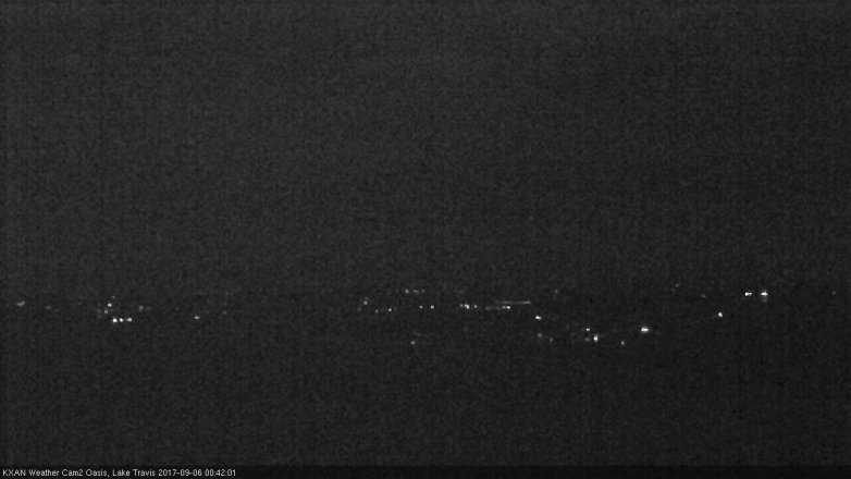 Lake Travis webcam, September 5, 2017 11:45 PM CT