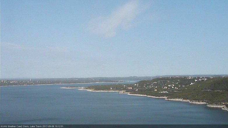 Lake Travis webcam, September 6, 2017 9:15 AM CT