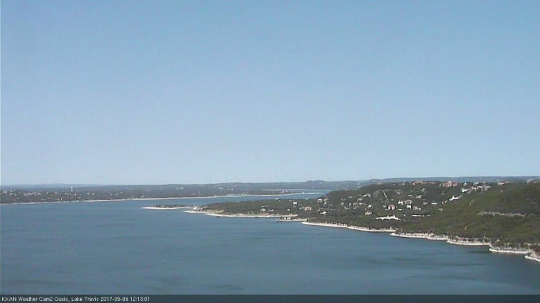 Lake Travis webcam, September 6, 2017 11:25 AM CT