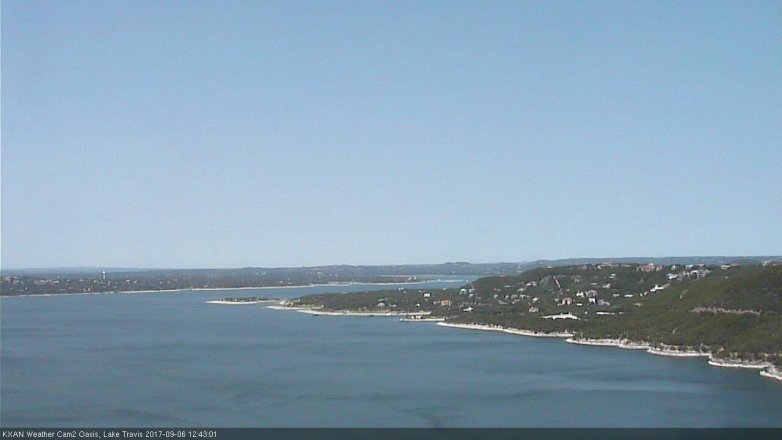Lake Travis webcam, September 6, 2017 12:05 PM CT