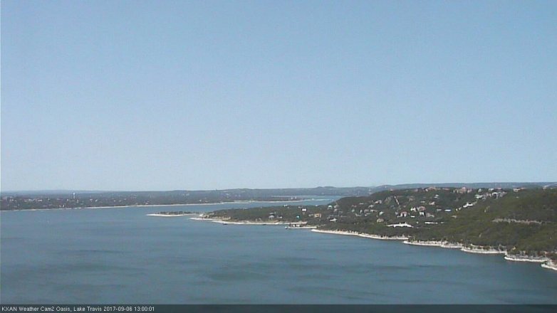 Lake Travis webcam, September 6, 2017 12:15 PM CT