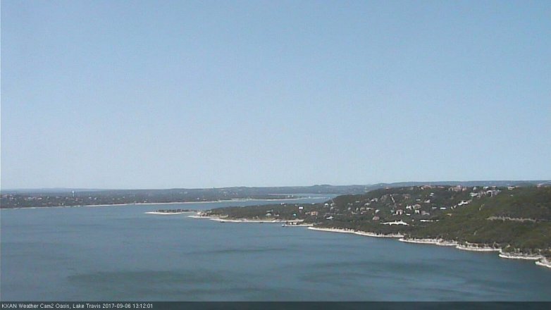 Lake Travis webcam, September 6, 2017 12:35 PM CT
