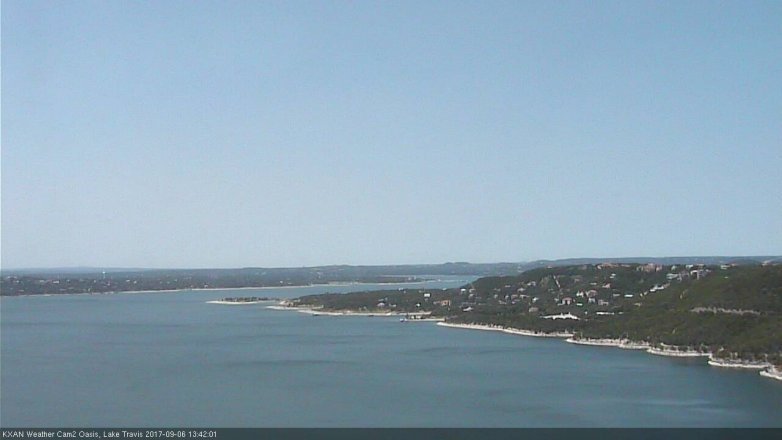 Lake Travis webcam, September 6, 2017 1:05 PM CT