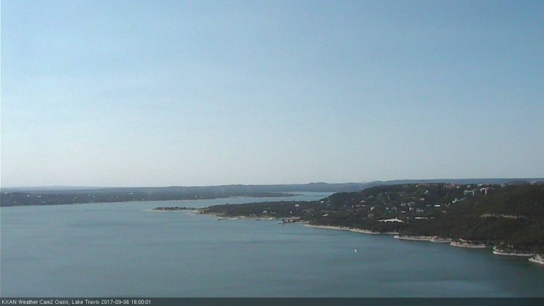 Lake Travis webcam, September 6, 2017 3:15 PM CT