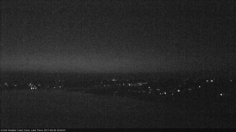 Lake Travis webcam, September 6, 2017 7:45 PM CT