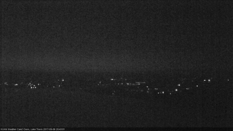 Lake Travis webcam, September 6, 2017 7:50 PM CT