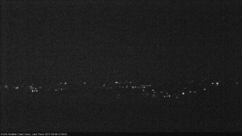 Lake Travis webcam, September 6, 2017 8:10 PM CT