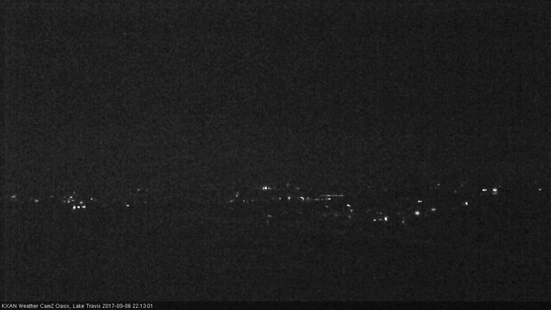 Lake Travis webcam, September 6, 2017 9:20 PM CT