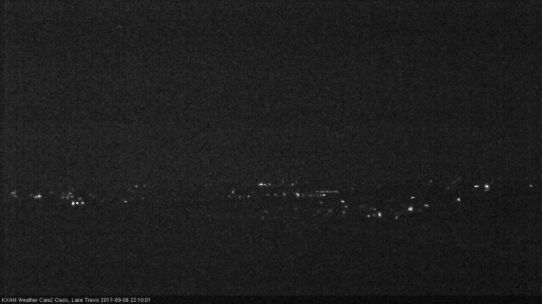 Lake Travis webcam, September 6, 2017 9:25 PM CT