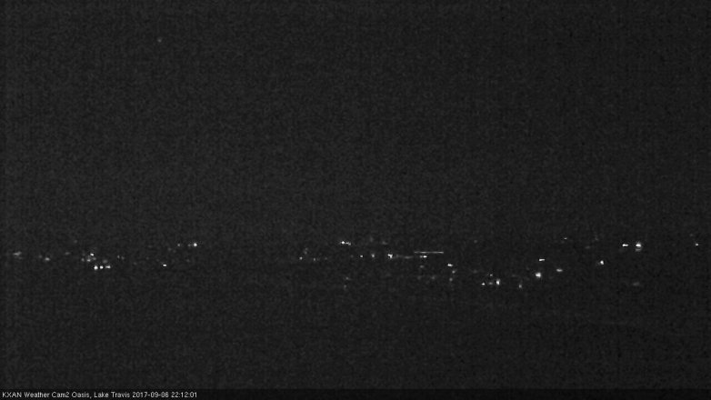 Lake Travis webcam, September 6, 2017 9:40 PM CT