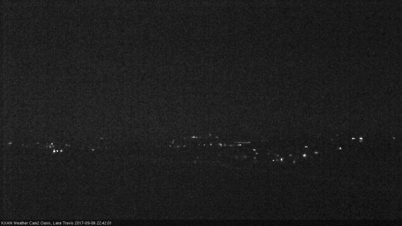 Lake Travis webcam, September 6, 2017 9:45 PM CT
