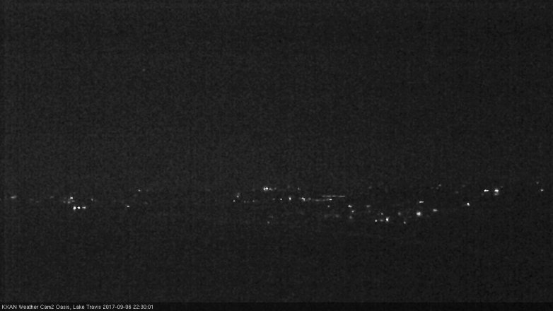 Lake Travis webcam, September 6, 2017 9:50 PM CT