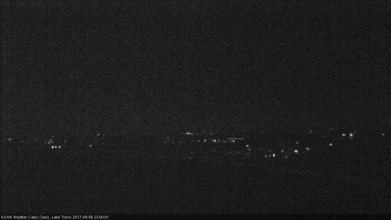 Lake Travis webcam, September 6, 2017 10:05 PM CT