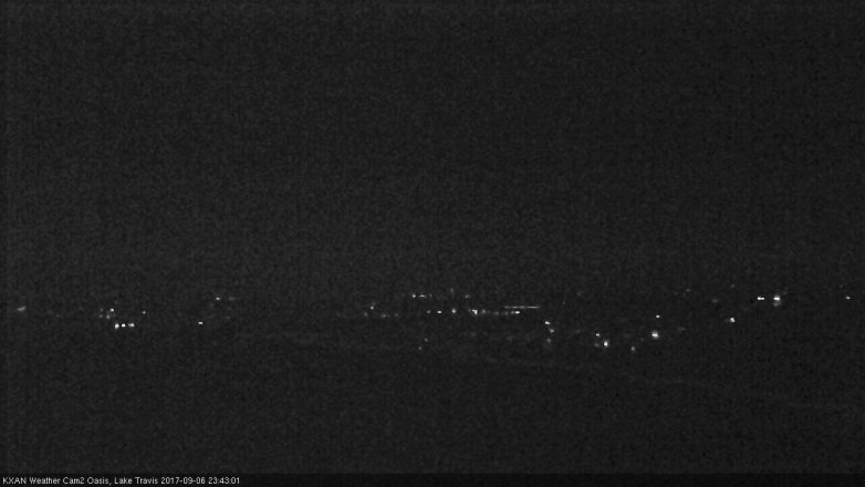 Lake Travis webcam, September 6, 2017 10:50 PM CT