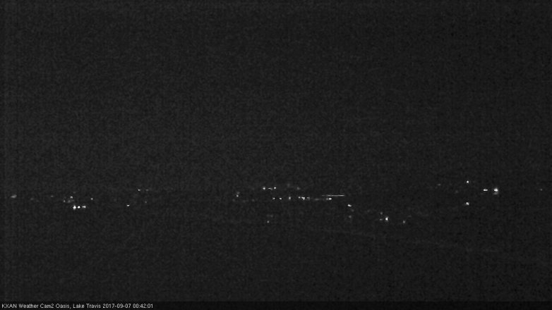 Lake Travis webcam, September 6, 2017 12:00 AM CT
