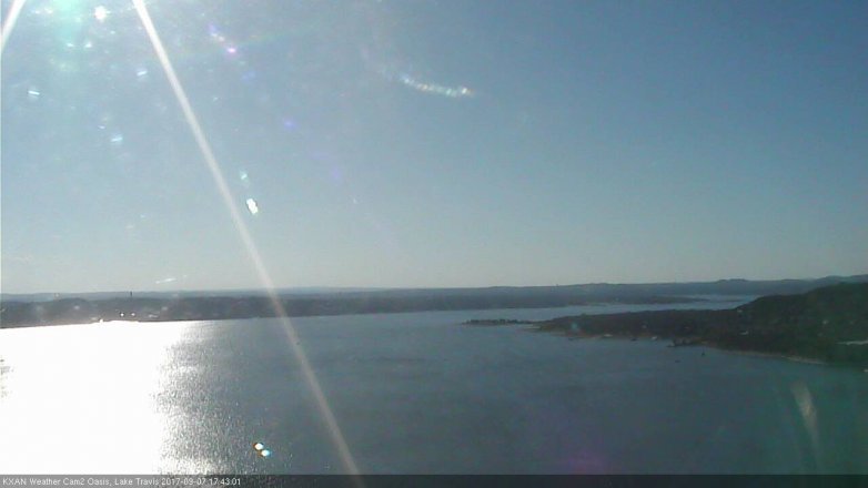 Lake Travis webcam, September 7, 2017 5:05 PM CT
