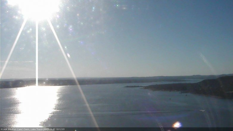 Lake Travis webcam, September 7, 2017 5:20 PM CT