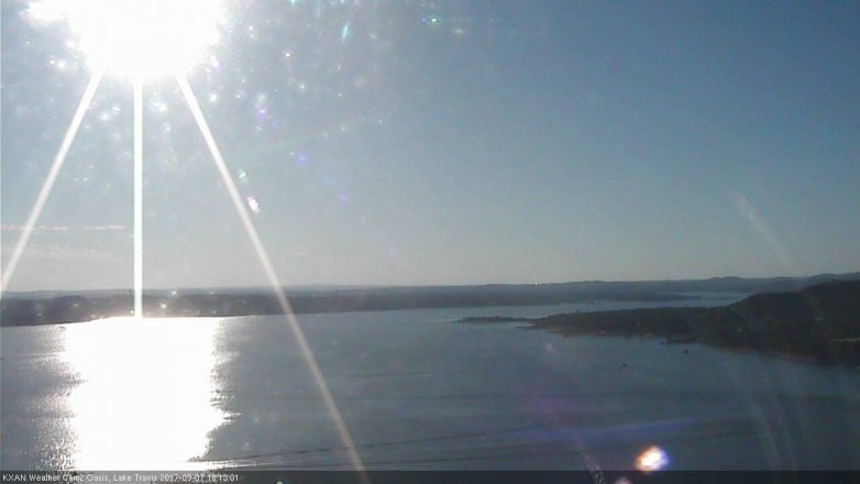Lake Travis webcam, September 7, 2017 5:35 PM CT