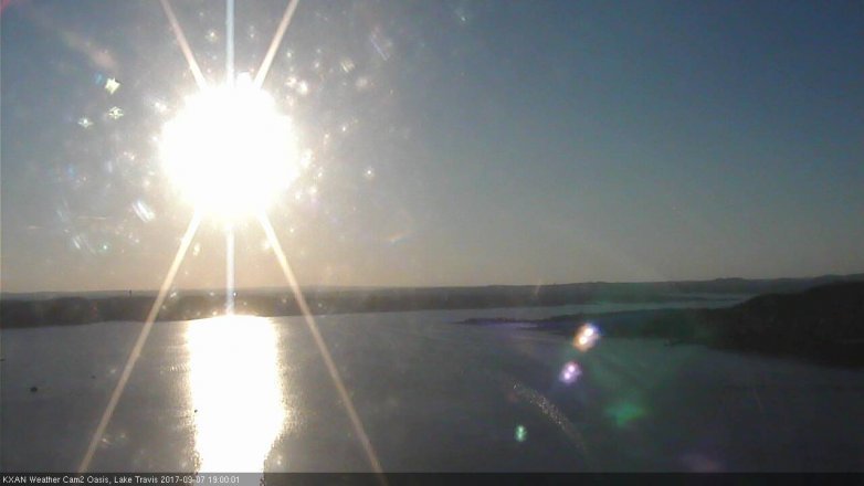 Lake Travis webcam, September 7, 2017 6:25 PM CT