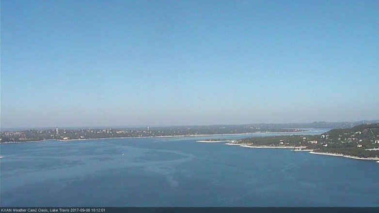 Lake Travis webcam, September 8, 2017 9:35 AM CT