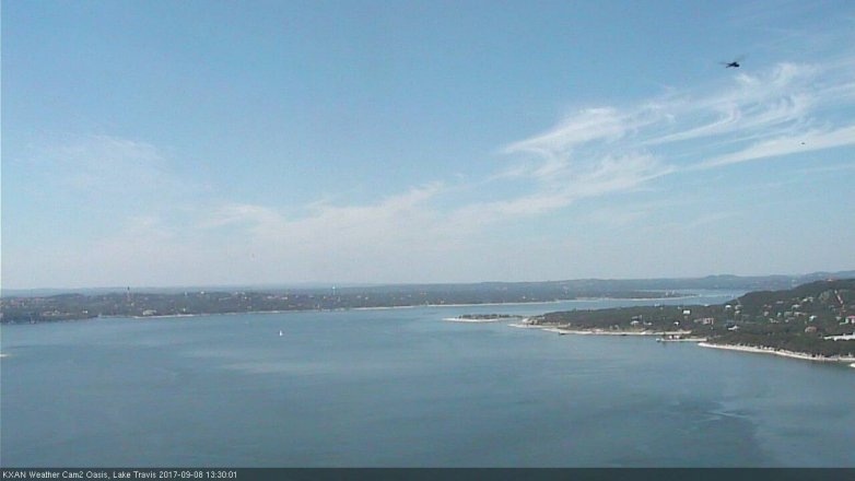Lake Travis webcam, September 8, 2017 12:50 PM CT