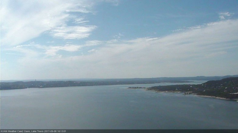 Lake Travis webcam, September 8, 2017 3:45 PM CT
