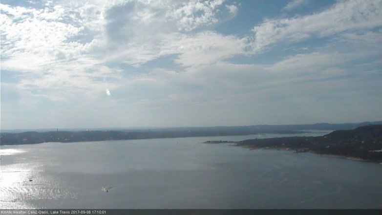 Lake Travis webcam, September 8, 2017 4:30 PM CT