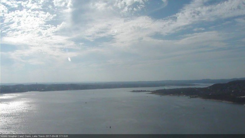 Lake Travis webcam, September 8, 2017 4:35 PM CT