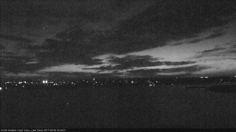 Lake Travis webcam, September 8, 2017 7:35 PM CT