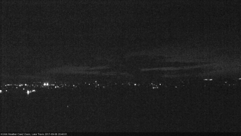 Lake Travis webcam, September 8, 2017 8:10 PM CT