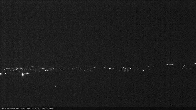 Lake Travis webcam, September 8, 2017 8:50 PM CT