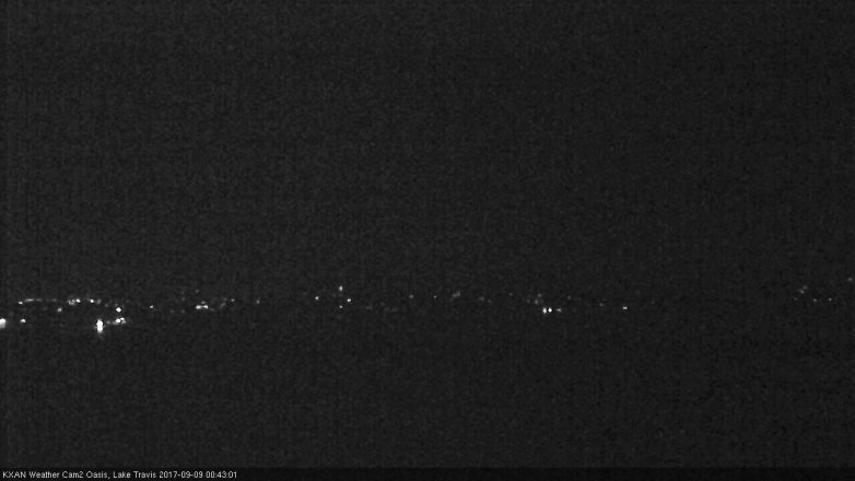 Lake Travis webcam, September 8, 2017 11:55 PM CT