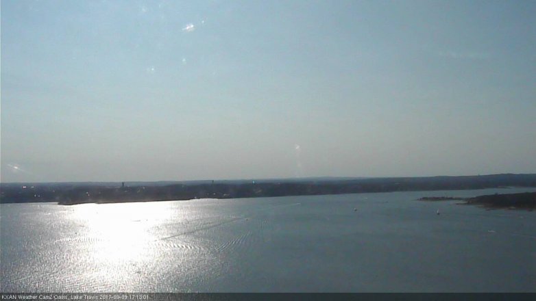 Lake Travis webcam, September 9, 2017 4:20 PM CT