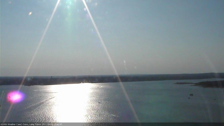 Lake Travis webcam, September 9, 2017 5:05 PM CT